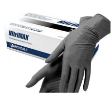 5 упаковок по 50 пар,  M, Перчатки NitriMax, Нитрил, черный