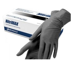 M,  Перчатки NitriMax, 100 шт / 50 пар, Нитрил, черный