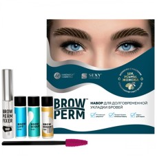 SEXY BROW PERM Набор с клеем для долговременной укладки бровей